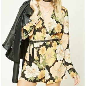Forever 21 Floral romper